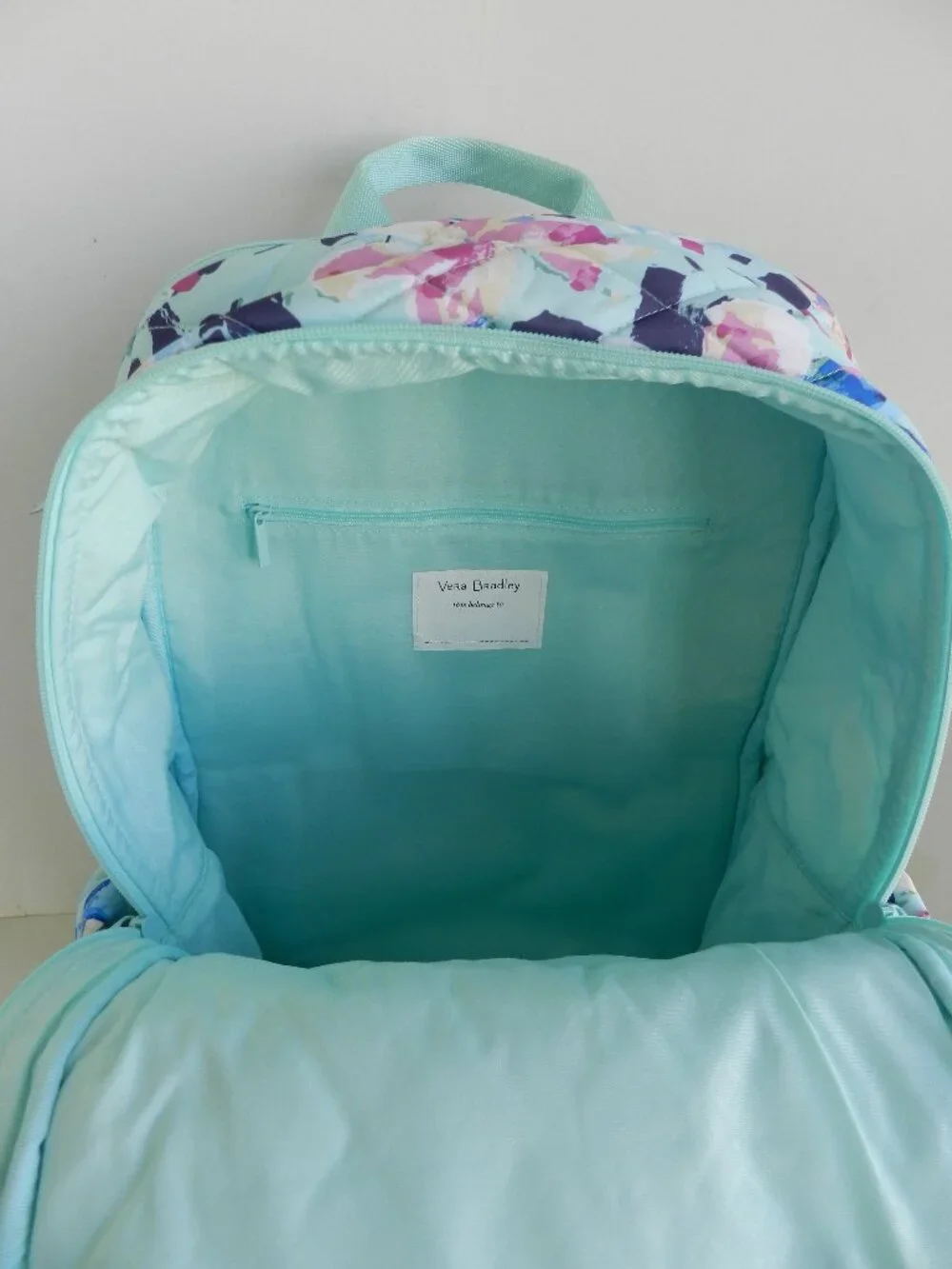 Vera Bradley Essential LARGE Backpack Laptop Backpack in Sage